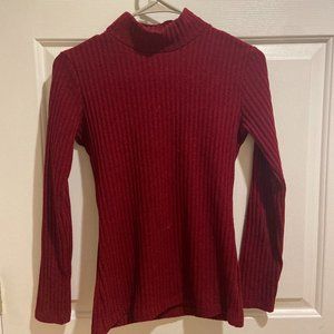 Maroon Turtle Neck